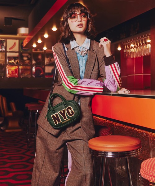 anna sui nyc(アナ スイ エヌ ワイ シー)の「anna sui nyc / アナスイエヌワイシー モザイクジャケット(テーラードジャケット・レディース・ブラック/ブラウン・FREE)」の14枚目の写真