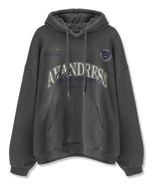 AVANDRESS（アバンドレス ）の「LOG フード_5COL（パーカー・レディース・アッシュグレー/ピンク/ブラック×グレー/ブラックミックス/ダークカーキ・SMALL/MEDIUM/LARGE）」の12枚目の写真