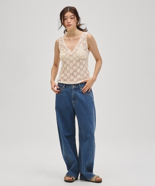 TODAYFUL（トゥデイフル）の「Jane's Denim（デニムパンツ・レディース・ブルー・23inch/24inch/25inch/26inch）」の11枚目の写真