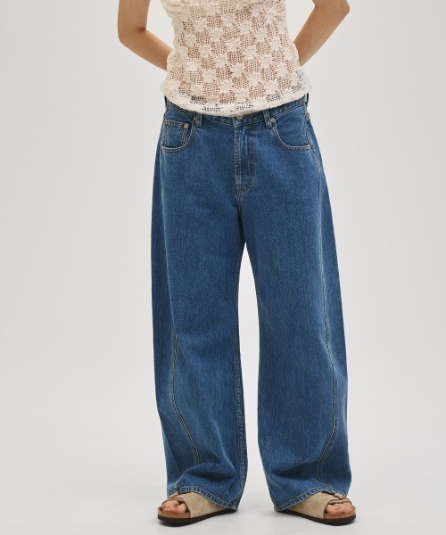 TODAYFUL（トゥデイフル）の「Jane's Denim（デニムパンツ・レディース・ブルー・23inch/24inch/25inch/26inch）」の12枚目の写真