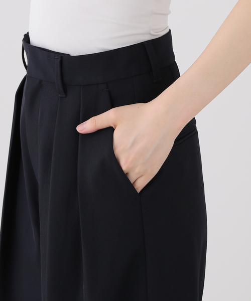 journal standard L'essage(ジャーナルスタンダードレサージュ)の「《追加》ヴィスポリギャバパンツ(ネイビー)(スラックス・レディース・ネイビー・40/38/36/34)」の6枚目の写真