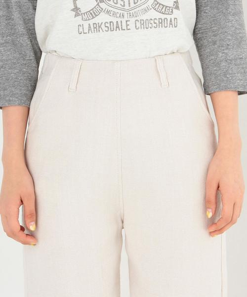 Another Edition(アナザーエディション)の「フリンジワイドパンツ(オフホワイト)/AEBC Lフリンジ WIDE PT OFF(その他パンツ・レディース・オフホワイト・SMALL/MEDIUM)」の6枚目の写真