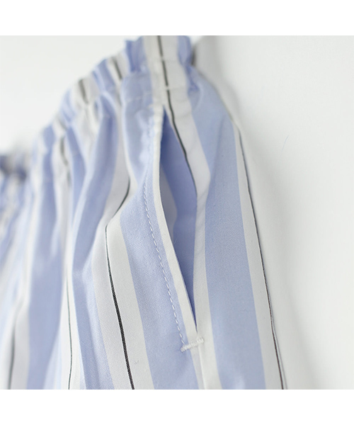 BRANSHES（ブランシェス）の「ギャザーキュロット（その他パンツ・キッズ・ネイビー/サックスブルー・110cm/130cm/140cm/90cm/100cm/120cm）」の8枚目の写真