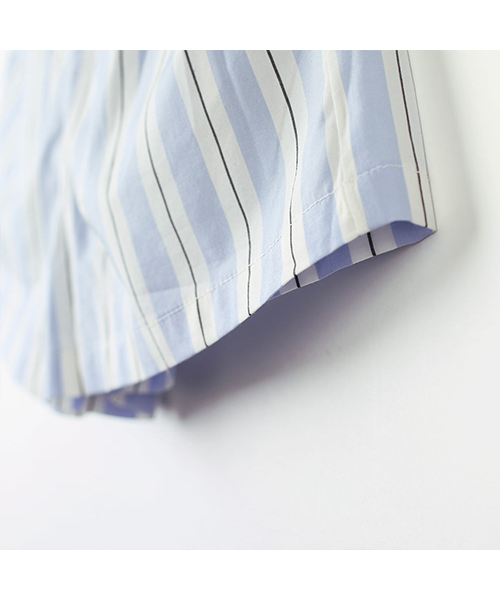 BRANSHES（ブランシェス）の「ギャザーキュロット（その他パンツ・キッズ・ネイビー/サックスブルー・110cm/130cm/140cm/90cm/100cm/120cm）」の9枚目の写真