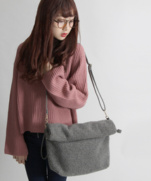 WEGO | WEGO/ボア2WAYクラッチバッグ(クラッチバッグ)