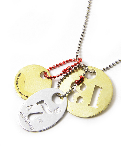 NANO universe（ナノユニバース）の「Good luck Dog tag（ネックレス・メンズ・ゴールド・FREE）」の3枚目の写真