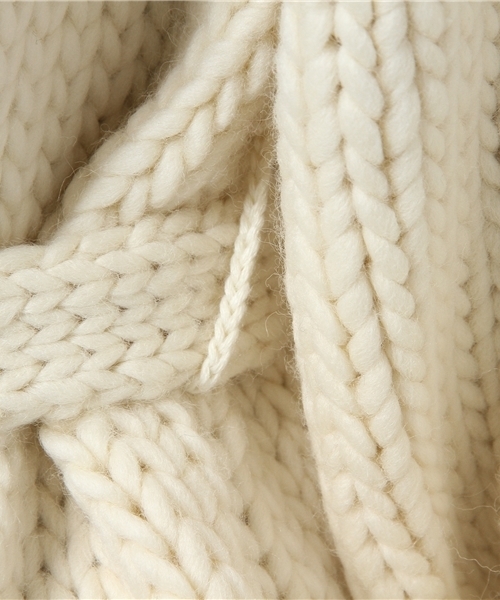 SLY（スライ）の「HAND MADE WOOL KNIT GOWN（その他アウター・レディース・マルチ/ピンク系その他/オフホワイト・FREE）」の14枚目の写真