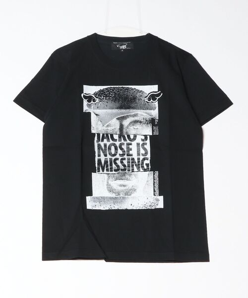 Sync.(スィンク)の「Sync.【D*FACE】TEE "JACKO BURGER"(Tシャツ/カットソー・メンズ・ホワイト/ブラック・LARGE/MEDIUM/SMALL/X-LARGE)」の1枚目の写真