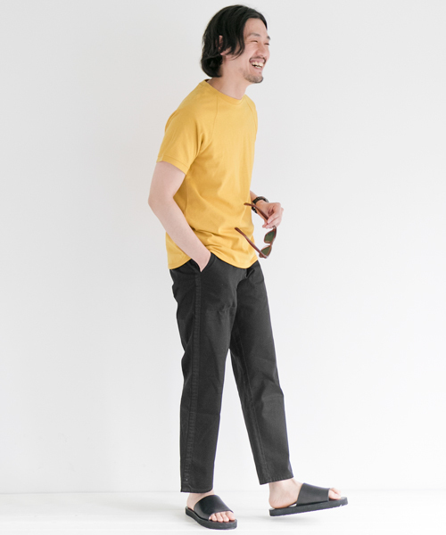 URBAN RESEARCH DOORS MENS（アーバンリサーチ ドアーズ メンズ）の「DOORS Tennessee Cotton C/N Tee（Tシャツ/カットソー・メンズ・カーキ/ブラック系その他/ゴールド/ホワイト/インディゴブルー・38/40）」の10枚目の写真