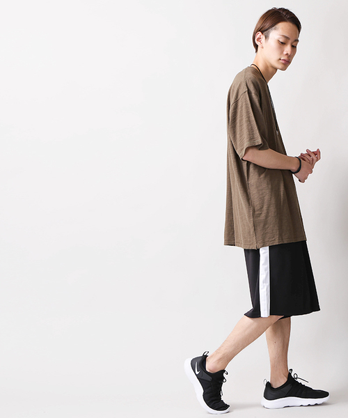 WEGO（ウィゴー）の「WEGO/ラインボリュームショーツ（スラックス・メンズ・イエロー/ブラック/ブラック系その他/ターコイズブルー/ブルー/レッド・MEDIUM/LARGE）」の15枚目の写真