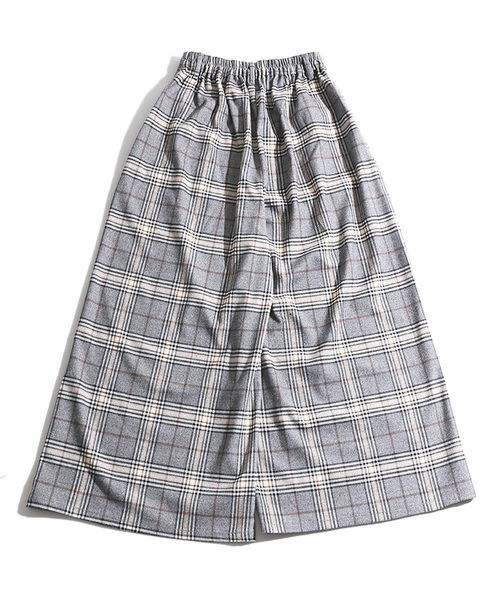 WEGO（ウィゴー）の「WEGO/スーパーワイドチェックパンツ（その他パンツ・レディース・ブラウン系その他/グレー系その他・FREE）」の7枚目の写真