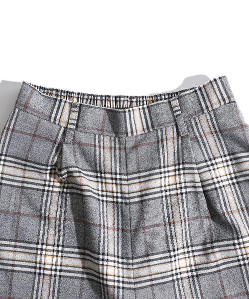 WEGO（ウィゴー）の「WEGO/スーパーワイドチェックパンツ（その他パンツ・レディース・ブラウン系その他/グレー系その他・FREE）」の6枚目の写真
