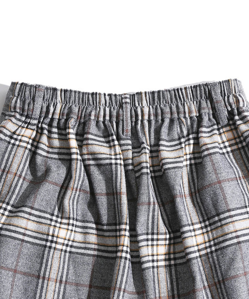 WEGO（ウィゴー）の「WEGO/スーパーワイドチェックパンツ（その他パンツ・レディース・ブラウン系その他/グレー系その他・FREE）」の3枚目の写真