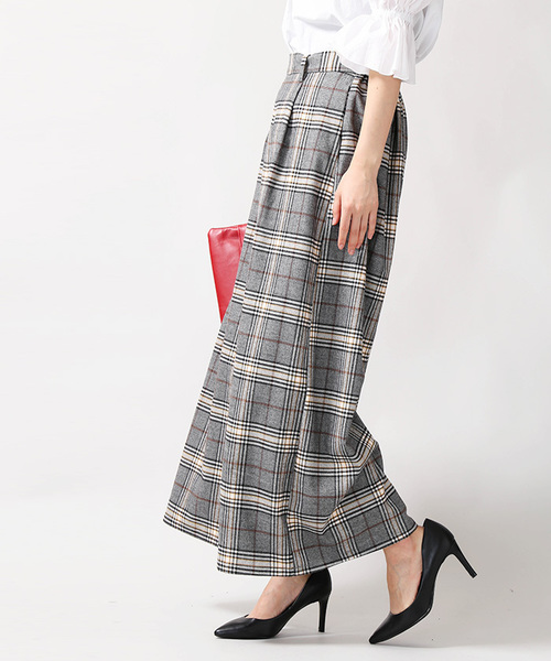 WEGO（ウィゴー）の「WEGO/スーパーワイドチェックパンツ（その他パンツ・レディース・ブラウン系その他/グレー系その他・FREE）」の18枚目の写真