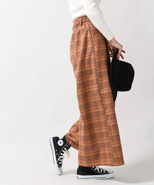 WEGO（ウィゴー）の「WEGO/スーパーワイドチェックパンツ（その他パンツ・レディース・ブラウン系その他/グレー系その他・FREE）」の15枚目の写真