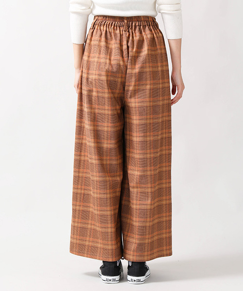 WEGO（ウィゴー）の「WEGO/スーパーワイドチェックパンツ（その他パンツ・レディース・ブラウン系その他/グレー系その他・FREE）」の12枚目の写真