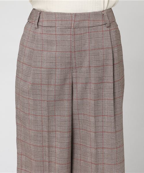 RIVE DROITE（リヴドロワ）の「グレンチェックワイドパンツ（その他パンツ・レディース・ブラウン/グレー・1/0）」の7枚目の写真