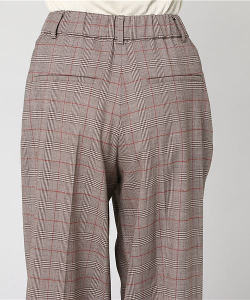 RIVE DROITE（リヴドロワ）の「グレンチェックワイドパンツ（その他パンツ・レディース・ブラウン/グレー・1/0）」の4枚目の写真