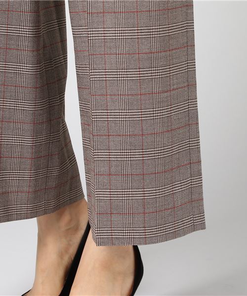 RIVE DROITE（リヴドロワ）の「グレンチェックワイドパンツ（その他パンツ・レディース・ブラウン/グレー・1/0）」の5枚目の写真