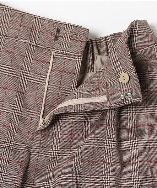 RIVE DROITE（リヴドロワ）の「グレンチェックワイドパンツ（その他パンツ・レディース・ブラウン/グレー・1/0）」の10枚目の写真