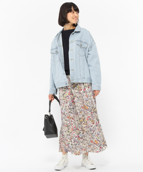 LAKOLE(ラコレ)の「【マシーンウォッシャブル】2WAYフルニードルニット / LAKOLE(ニット/セーター・レディース・オフホワイト/グレー/ネイビー/ライトブルー・MEDIUM/SMALL)」の5枚目の写真