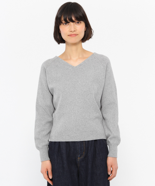 LAKOLE(ラコレ)の「【マシーンウォッシャブル】2WAYフルニードルニット / LAKOLE(ニット/セーター・レディース・オフホワイト/グレー/ネイビー/ライトブルー・MEDIUM/SMALL)」の12枚目の写真