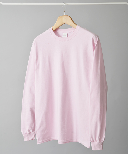 GILDAN（ギルダン）の「＃GILDAN/ギルダン　6ｏｚウルトラコットン長袖Ｔシャツ（Tシャツ/カットソー・メンズ・ホワイト/ブラック/ネイビー/ライトブルー/パープル/ライトグレー/グリーン/カーキ/ライトグリーン/ピンク/レッド/オレンジ/ロイヤルブルー/チャコールグレー・MEDIUM/LARGE）」の12枚目の写真