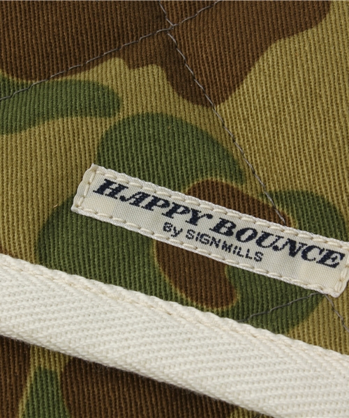 BEAMS BOY（ビームスボーイ）の「HAPPY BOUNCE / カモ キルティング クラッチ（クラッチバッグ・レディース・オリーブ・ONE SIZE）」の5枚目の写真