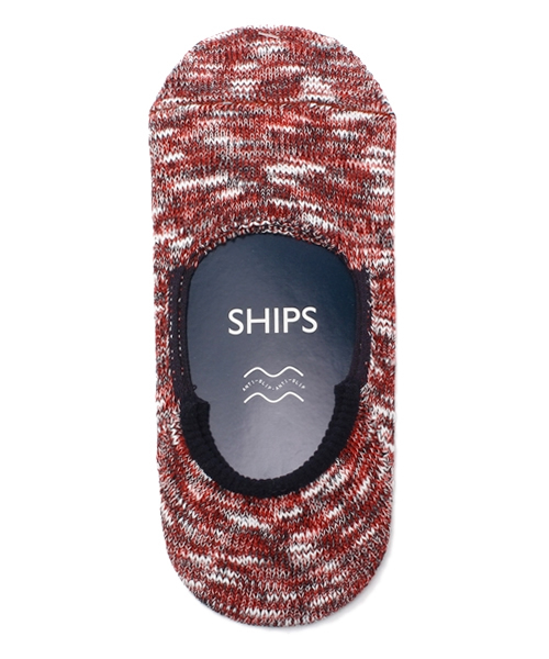 SHIPS（シップス）の「SCO:シューズイン スラブソックス（ソックス/靴下・メンズ・チャコールグレー/ブラック/ネイビー/レッド/ライトグリーン・ONE SIZE）」の5枚目の写真