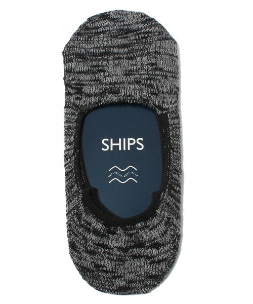 SHIPS（シップス）の「SCO:シューズイン スラブソックス（ソックス/靴下・メンズ・チャコールグレー/ブラック/ネイビー/レッド/ライトグリーン・ONE SIZE）」の2枚目の写真