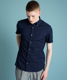 UNITED TOKYO | カラミボタンダウンショートスリーブシャツ(シャツ/ブラウス)