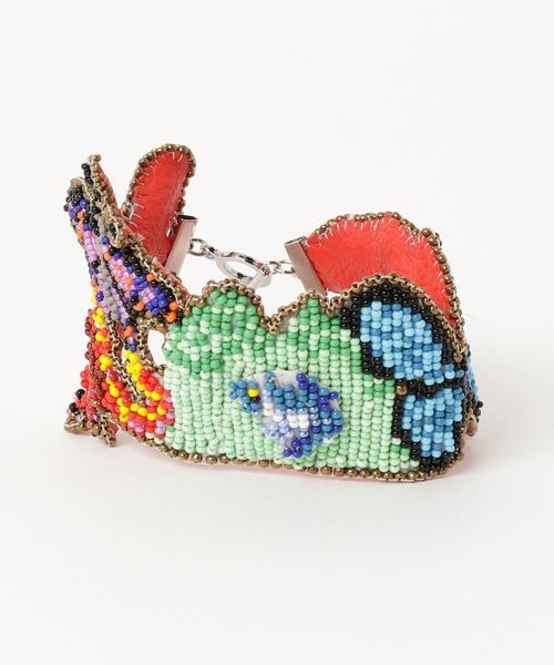 TSUMORI CHISATO グアテマラ ビーズ刺繍ブレスレット ハンドメイド