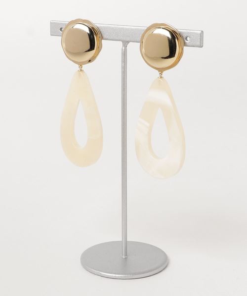 collex(コレックス)の「2WAYジュシュレピアス(ピアス(両耳用))」|ベージュ