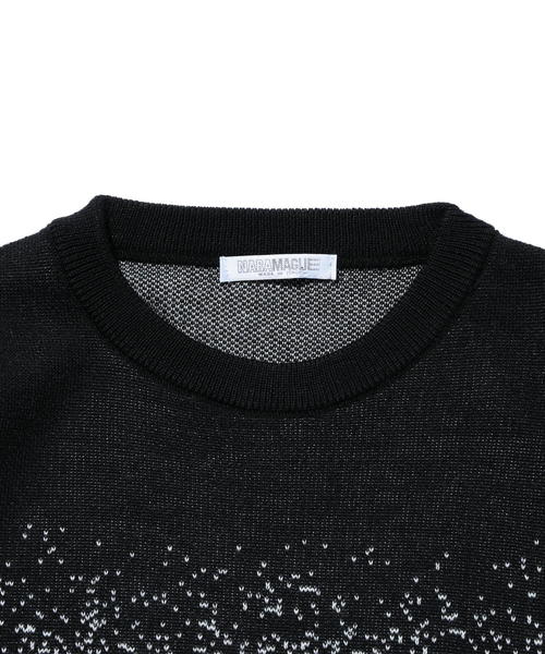 NARACAMICIE（ナラカミーチェ）の「プルオーバーニット（ニット/セーター・メンズ・ブラック・SMALL/MEDIUM）」の3枚目の写真