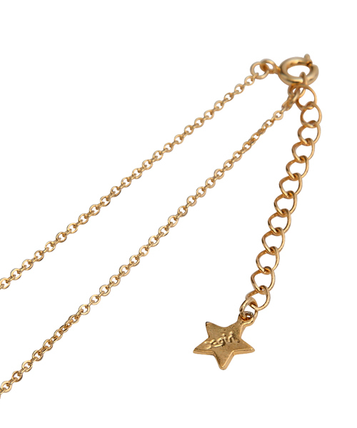 X-girl（エックスガール）の「STARS NECKLACE（ネックレス・レディース・シルバー/ゴールド・ONE SIZE）」の6枚目の写真