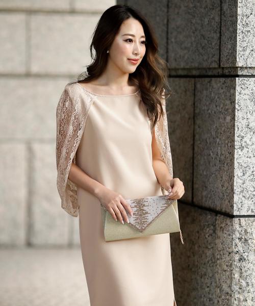 Doula Doula（ドゥーラドゥーラ）の「レースワンピースドレス（ドレス・レディース・ブラック/グレー/ベージュ/ネイビー・M/L）」の3枚目の写真