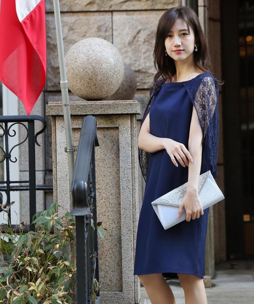 Doula Doula（ドゥーラドゥーラ）の「レースワンピースドレス（ドレス・レディース・ブラック/グレー/ベージュ/ネイビー・M/L）」の6枚目の写真