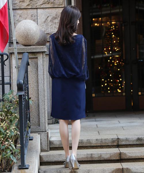 Doula Doula（ドゥーラドゥーラ）の「レースワンピースドレス（ドレス・レディース・ブラック/グレー/ベージュ/ネイビー・M/L）」の8枚目の写真