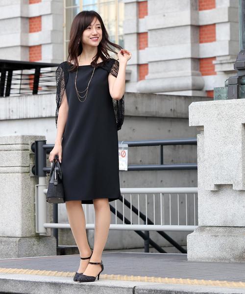 Doula Doula（ドゥーラドゥーラ）の「レースワンピースドレス（ドレス・レディース・ブラック/グレー/ベージュ/ネイビー・M/L）」の10枚目の写真