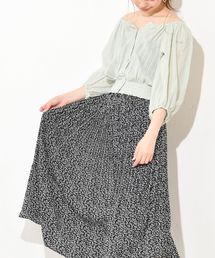 natural couture | ドットドビーボリューム袖ブラウス(シャツ/ブラウス)