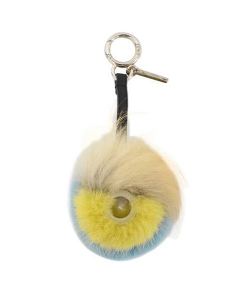 フェンディ モンスター　バッグチャーム　ファー 即発 FENDI モンスター ファー バッグチャーム キーホルダー 黄