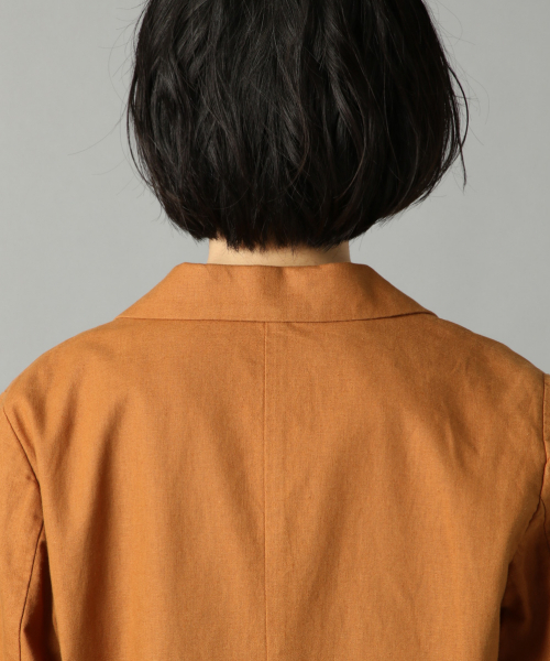 LOWRYS FARM（ローリーズファーム）の「アサコンＳＥＴＵＰ／ジャケット　838537（テーラードジャケット・レディース・ブラウン/アイボリー/グリーン・FREE）」の12枚目の写真