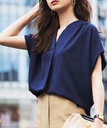 ＩＥＤＩＴ　フレンチスリーブわきシェードカットソートップス