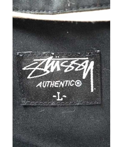 ブランド古着】ワッペン 半袖ワークシャツ（シャツ/ブラウス）｜STUSSY
