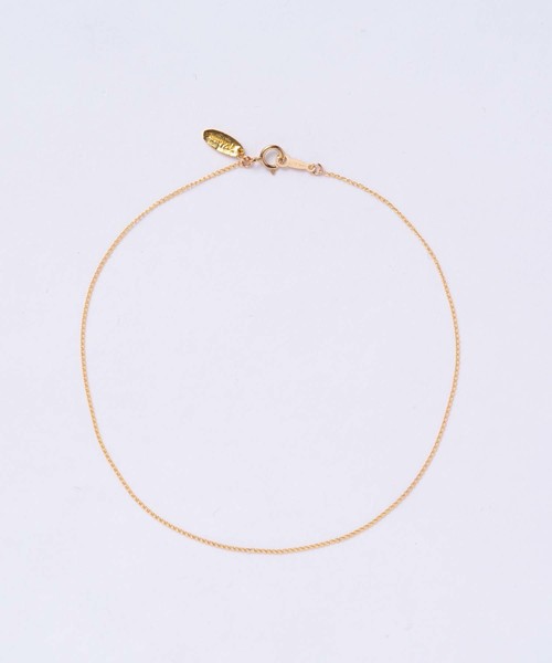 #Re:room(リルーム)の「14KGFフラットリンクチェーンブレスレット(ブレスレット・メンズ・ゴールド・FREE)」の3枚目の写真