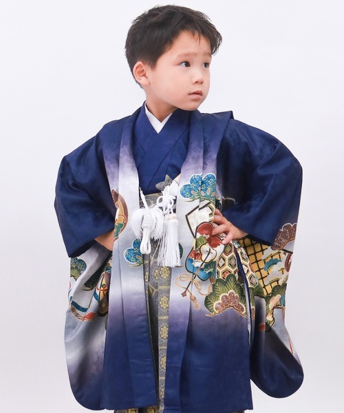 5歳 七五三 絵羽 羽織袴 12点セット（着物）｜KYOETSU（キョウエツ）の