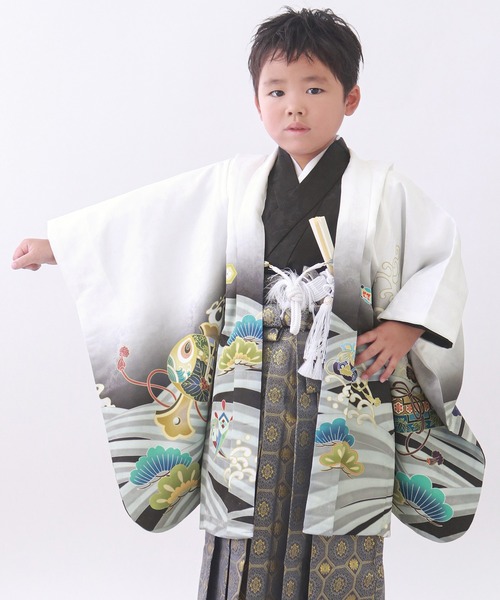 5歳 七五三 絵羽 羽織袴 12点セット（着物）｜KYOETSU（キョウエツ）の