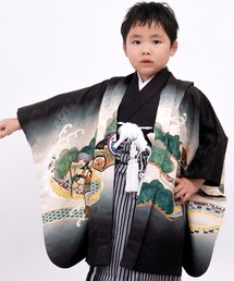 KYOETSU(キョウエツ)の5歳 七五三 絵羽 羽織袴 12点セット(着物)