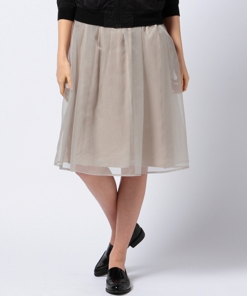 Another Edition(アナザーエディション)の「AE hello LAYER SK ◆(スカート・レディース・オリーブ/ライトブルー・フリー)」の3枚目の写真