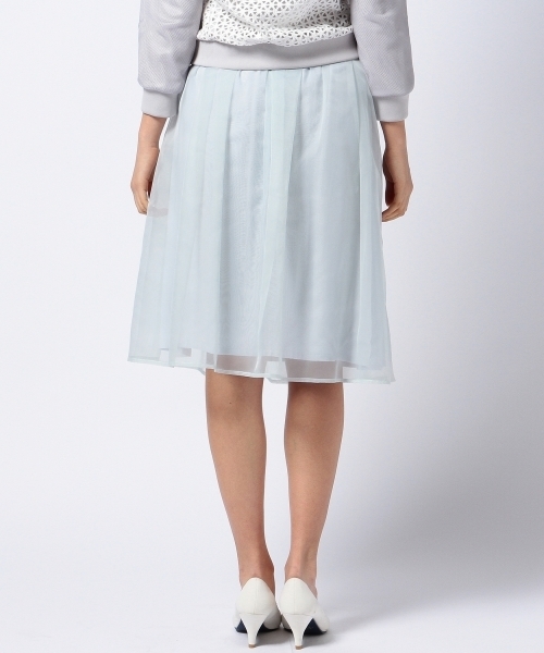 Another Edition(アナザーエディション)の「AE hello LAYER SK ◆(スカート・レディース・オリーブ/ライトブルー・フリー)」の7枚目の写真